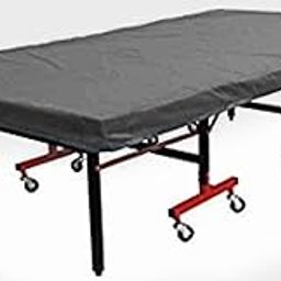 Table Tennis Cover for Indoor and Outdoor Use, Large Size. Premium Quality case Water & Dust Table Bag Free-Size in Gray & Black Colour. (109x60 inch)-23