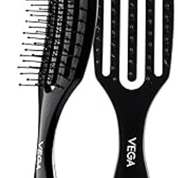 Vega Vented Detangling Hair Brush for Women & Men - Quick Blow Drying, Wet and Dry Hair - India's No.1* Brand (DTB-02)-image-54