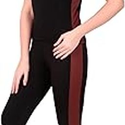 Women's Body Fitted Gym Running Sports Track Suit | Regular Casual Fit | Track Suit for Girls & Women | Fabric - Polyester Blend-image-92