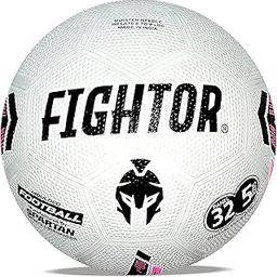 fightor Champion Multicolor Size 5 Rubberized Moulded Football - Waterproof, High Bounce (Pink/White) for All Ages, Indoor/Outdoor Play (Suitable for Hard Ground Without Grass)-image-2