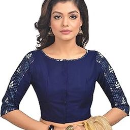 Women's Cotton Printed Half Sleeve Blouse-picture-48
