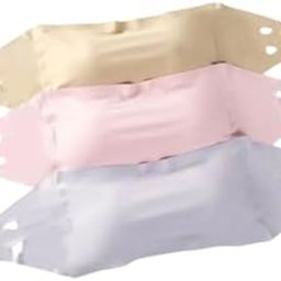 Women Strapless Seamless Bra Bandeau Bra Breathable Tube Bra Top Padded Bra Bralette Wire Free (Pack of 1, Free Size)-image-2