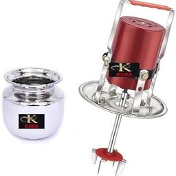 K.U.H.A. Madhani Machine Butter Milk, Lassi, Cream, Curd Valona (Steel Plate) Madhani Small with lota-16