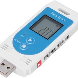 Temperature and Humidity Data Logger, PDF GSP Recorder LCD Waterproof Wide Measuring Range for Cold Chain for Warehouse Management for Logistics Transportation-18