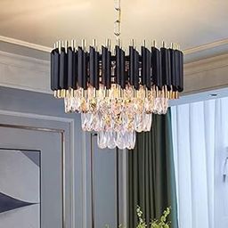 SHRI MAHAL ANTIQUES 400 Mm Chandelier for Living Room Modern Ceiling Light Jhumar for Hall Light for Living Room and Hall Round Jhoomer Show Lights for Home Decoration Ceiling 400 Mm-image-57