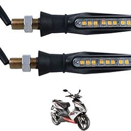 Kozdiko Front & Rear Side Sleek Yellow Indicator Light Set of 4 Pcs for Aprilia SR 150-image-87