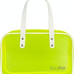 Transparent Green Travel Toiletry Bag with White Handles (AHBG_07)-image-22