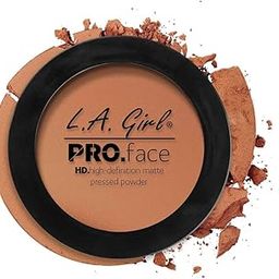 L.A GIRL HD Pro Face Pressed Powder, 8 Hr Long Stay, Smooth, Blendable, Smudge Proof, Water Proof, Matte, Chestnut-7g-39