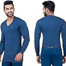 RBG OSWAL DEEP MILLANGE Mens V Neck Vest Full Sleeves Thermal Tops-image-23