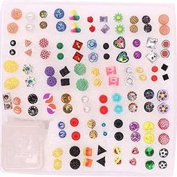 Earring Set Artificial Jewellery for Women Stud Earring for Girls & Birthday Gift for Kids ( Pack of 60 )-image-4