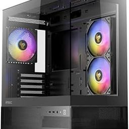 Antec Metal Cx500M RGB Black Mid Tower Gaming Case with 270 Degree Panoramic View-image-60