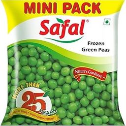 Safal Frozen Vegetables - Green Peas, 200g Pack-10
