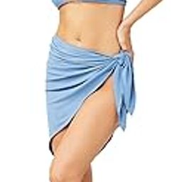 ZeroKaata Ribbed Bikini Set for Women with Sarong Skirt for Women Beach Wear | 3 Piece Beach Dress for Women | Swimsuit Set for Women-picture-18