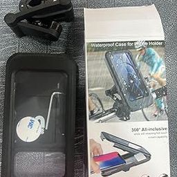 Amazon Bike Phone Mount, Waterproof Cell Phone Holder, 360 Rotation, Universal Fit for 4-7.2 Inches Smartphone-28