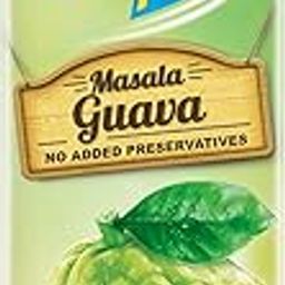 DABUR Real Masala Guava Fruit Nectar Juice - 1L | No Added Preservatives, Artificial Colours & Flavours | Goodness of Best Guavas with Chatpata Masala | Tasty, Refreshing & Energizing-64