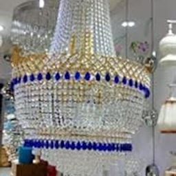 Vikas Light Glass Decorative Metal Crystal Pendant Ceiling Lamp Chandelier K9 Crystal (600mm)(Bulbs Included)-AC-image-66