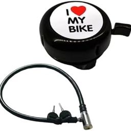 Combo of Cycle Bell & Cycle Lock, Cycle Lock (with 2 Keys) and Cycle Bell by BOL-16