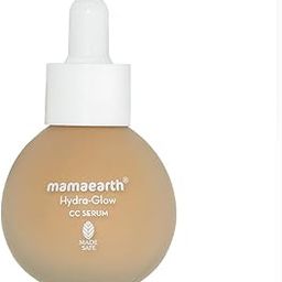 Mamaearth Hydra-Glow CC Serum with Vitamin C & Hyaluronic Acid - Honey - 30 ml | Hydrates Skin | Natural Coverage| SPF 30-picture-23