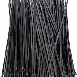 Inovera (Label) Nylon Self Locking Grip Cable Zip Ties Cord Management Heavy Duty Tie Wire Organizer For Home, Office, Garden, Workshop (Black, 3.6 X 150 Mm, Pack Of 100)-11