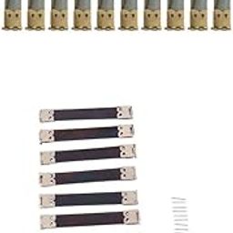 LOOM TREE 20 Pack of Shrapnel Purse Making Supplies Metal Frame Kiss Clasp 10x1.4 cm | Purse Handles, Frames & Feet-image-21