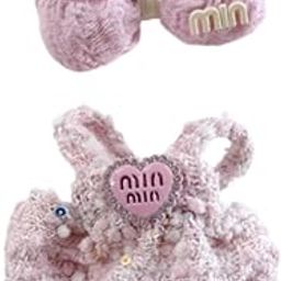 CALANDIS Doll Clothesmini Plush Doll Clothes Party with Bowknot for 15 cm 17 cm Dolls Style B-image-34