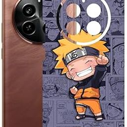AtOdds Mobile Skin Sticker Wrap | Compatible for REALME P1 PRO (5G) | Scratchproof Matte Finish | Full Coverage for All Sides & Camera Protection (Naruto)-image-67