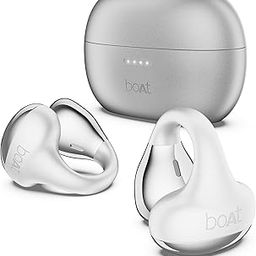 boAt Airdopes Loop OWS Earbuds w/Clip-On Fit, Air Conduction Tech, 50HRS Battery, 4Mics ENx, Dual EQ Modes, 12mm Drivers, 40ms Latency, ASAP Charge, OWS Ear Buds Earphones(Pearl White)-13