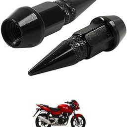 LOVMOTO Universal Spiked Valve Caps,Aluminum Alloy Dustproof and Waterproof Tire Valve Stem Caps, Suitable for Cars, Trucks and Motorcycles (2PCS Black) Comfortable with Pul-SAR-image-23