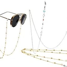 bnf® 2 Pieces Metal Eyeglasses Chain Cord Sunglasses Spectacles Rope Retainer|Health & Beauty | Vision Care | Other Vision Care-image-52