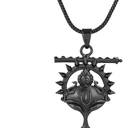 Eclipse Statement Bold Black Mens Pendant|Black Pendant For Men|Gift For Men|Classic|Trendy|Anniversary Gift For Husband|Birthday Gift| Everyday Wear-image-15