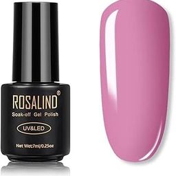 ROSALIND Gel Nail Polish UV LED Nail Polish Nail Manicure Long Lasting Nail Art Color Gel Need UV Lamp to Cure UV Gel Polish (7ml-22)-image-98
