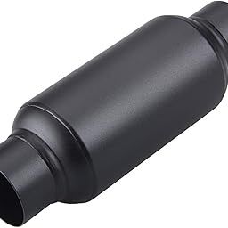 LCGP 2.5'' Inlet & 2.5" Outlet, Universal Resonator, 11.5'' Overall Length Stainless Steel Muffler/Weld On-image-18