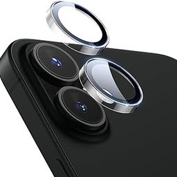 ESR Camera Lens Protector for iPhone 16/16 Plus, Tough HD Individual Protectors, Scratch Resistant, Ultra-thin Tempered Glass, Armorite Series, 1 Pack, Clear-32