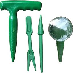 CALANDIS™ 4Pcs Sowing Seed Dispenser Set Lightweight Manual Seedling Dibber and Widger | Seeders & Spreaders | Plant Care Soil & Accessories | Gardening Supplies | Yard Garden & Outdoor Living-image-4