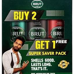 Brut Original, Musk and Attraction Deodorant Spray for Men, Long-Lasting Masculine Fragrance, Imported, 200 ml (Buy 2 Get 1)-37