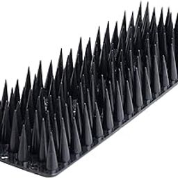 PlastKart Bird Spikes |Black|Pcs of 2| 11.5 Inch Length Bird & Pigeon Problem Solutions for Outdoor AC Unit & Balcony Railing Anti Bird Plastic Spikes for Window Home Protection-image-89