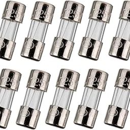 BOJACK Mini Fuse 3.6x10 mm 2.5 A 2.5 amp 125 V 125 Volt 0.14x0.39 Inch F2.5AL125V Fast Blow Glass Fuses(Pack of 10 Pcs)-21