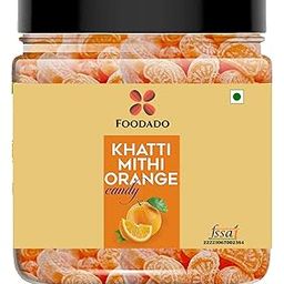 FOODADO Premium Orange Candy | Narangee | Vegetarian | No Transfat | Sweet Toffee (250gm)-image-25