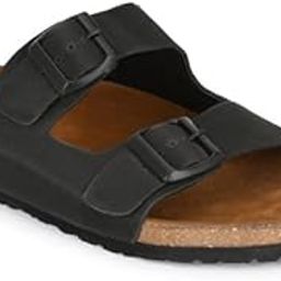 MEN ORIGINAL CORK SOLE SANDALS BLACK/BROWN/TAN/BLUE/GREY/WHITE-44