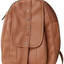 Stylish PU Leather Backpack for Women & Girls | Fashionable Daypack with Front Flap & Adjustable Straps | Ideal for Casual, College & Travel Use-image-34