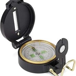 Eis Military Engineer Directional Compass North Arrow Floating Dial Metal | Directional Hiking Lensatic Lens Camping Tool Folding | Lensatic Compass for Outdoor Camping and Exploration-30