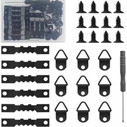 ATORSE Craft Kits 3x151 Pieces Sawtooth Picture Hangers for Hanging Clock Photos Home Decoration-Crafts- Home Arts & Crafts- Framing & Matting- Frames & Supplies-picture-28