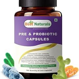 Best Naturals Pre & Probiotic Supplement – 30 Billion CFU with Prebiotic Fiber – 30 Vegetarian Capsules, 1-Month Supply – Supports Digestive Health, Immunity & Gut Balance – Non-GMO, Gluten-Free, Trusted USA Brand.-image-86