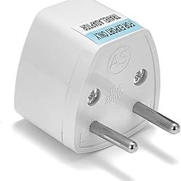 QAWACHH Pack of 3-Conversion Plug Universal Portable Travel Adapter Plug to Transform Electric Power from UK/US/AU To EU- All in One Pluggable to AC Wall Outlet Socket-15