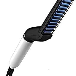FAYBY Men's Electric Beard Straightener | Curly Hair Straightening Comb Curler Machine Multicolour-image-85