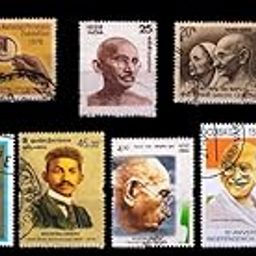 ISC~ Mahatma Gandhi - 10 Different, Mint and Used Stamps, All Genuine Postage Stamps ~ STAMPEX-4
