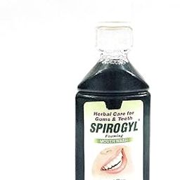 Spirogyl Ayurvedic Regular Mouthwash with Mint & Satajwain (Pack of 3)+ FREE Speedent Desensitizing toothpaste (100GM) & Toothbrush with tongue cleaner-image-4
