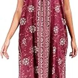 Women's Pure Cotton Short Sleeve Rajwadi Regular Nighty Rajasthani Gown Jaipuri Maxi Gown-image-97