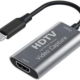 Video Capture Card, USB C to HDMI Adapter 4K HDMI to 1080P USB C for Gaming Streaming TV Recorder, with USB C Adapter-14