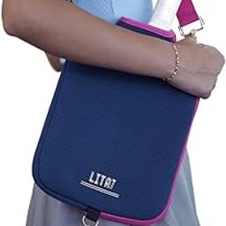 LITA7 Paddle Sling Bag - Spacious Storage for All Paddle Sizes - Secure Zip Pocket - Stylish Shoulder Carry - Available in Green Beige Blue-image-86